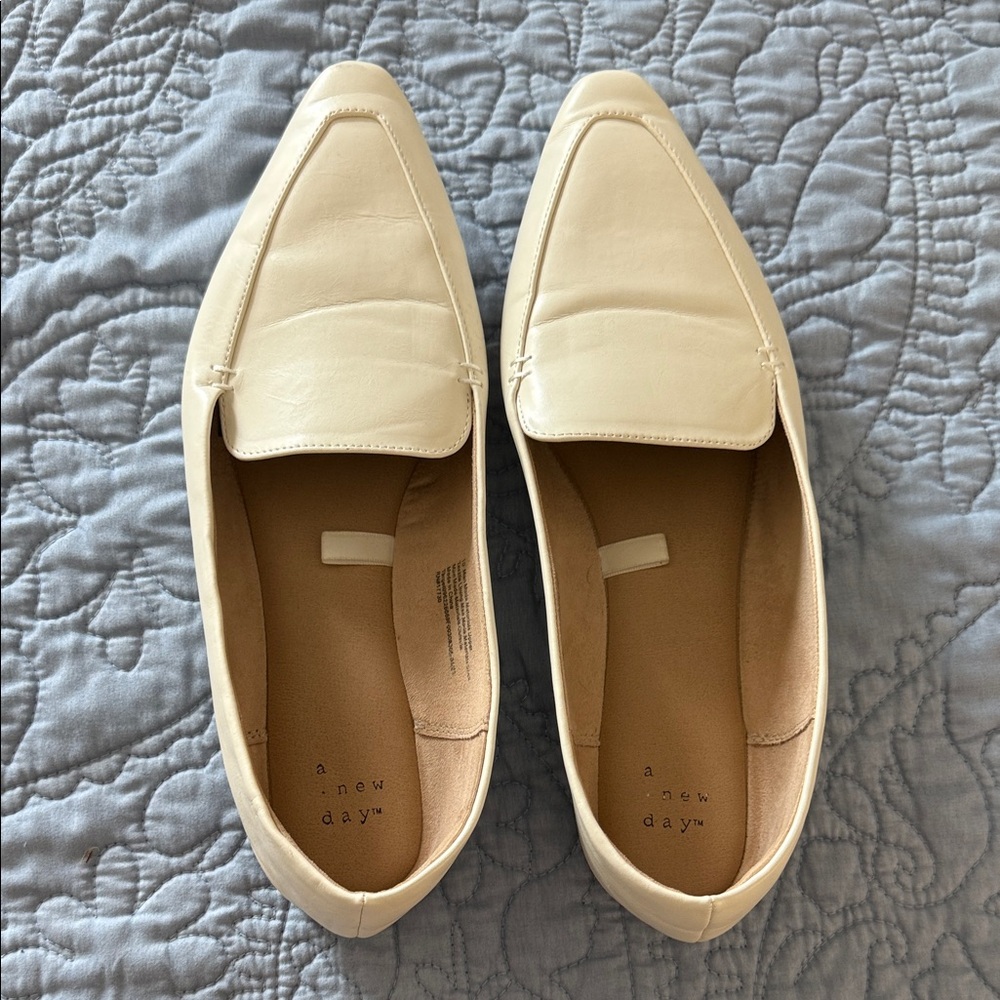 A New Day Women's Beige Loafers